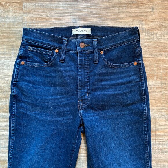 Madewell Petite 10" High-Rise Skinny Jeans in Hayes Wash, 27P - Picture 2 of 11